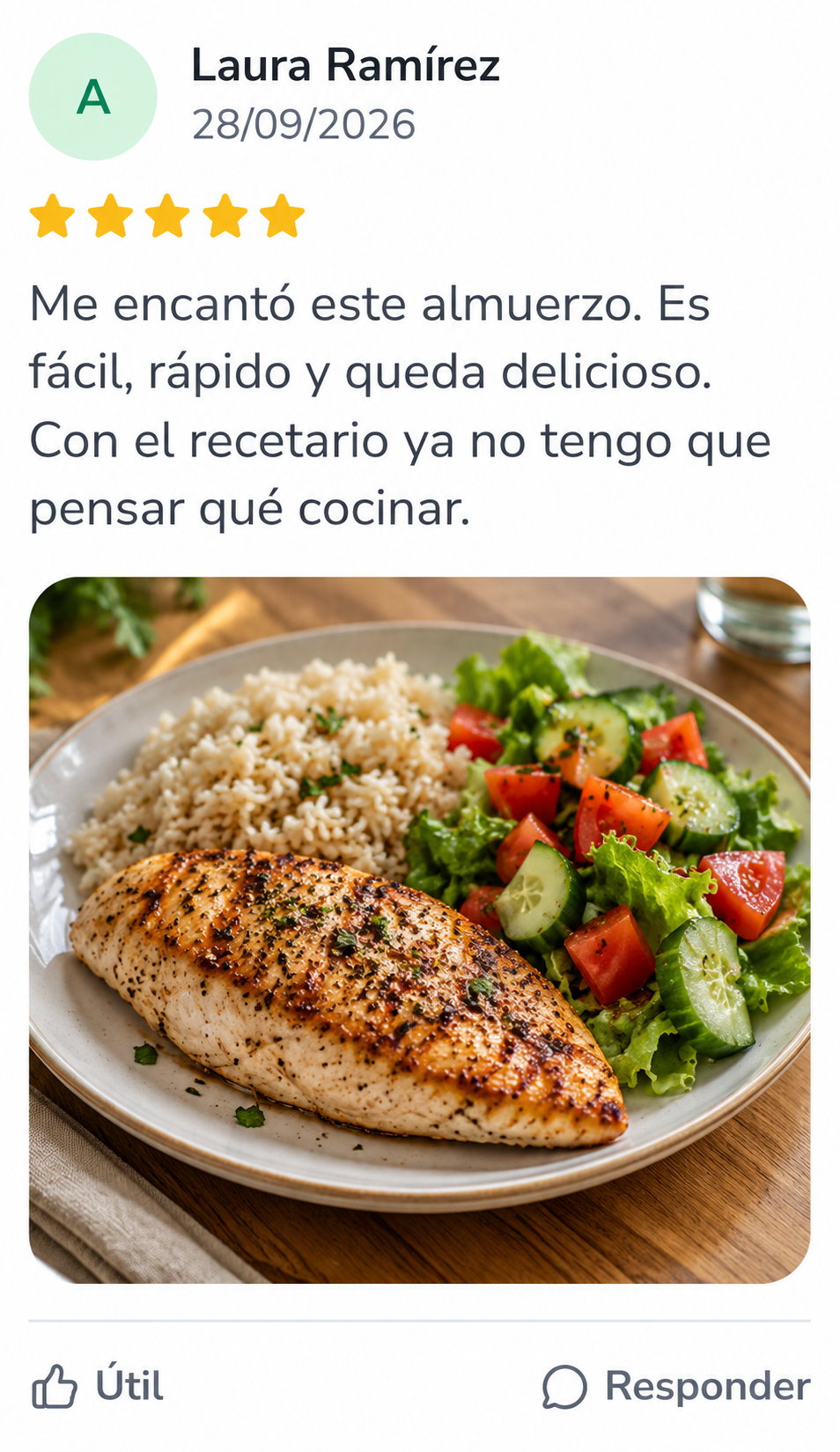 Reseña de Laura Ramírez: este almuerzo es fácil, rápido y queda delicioso