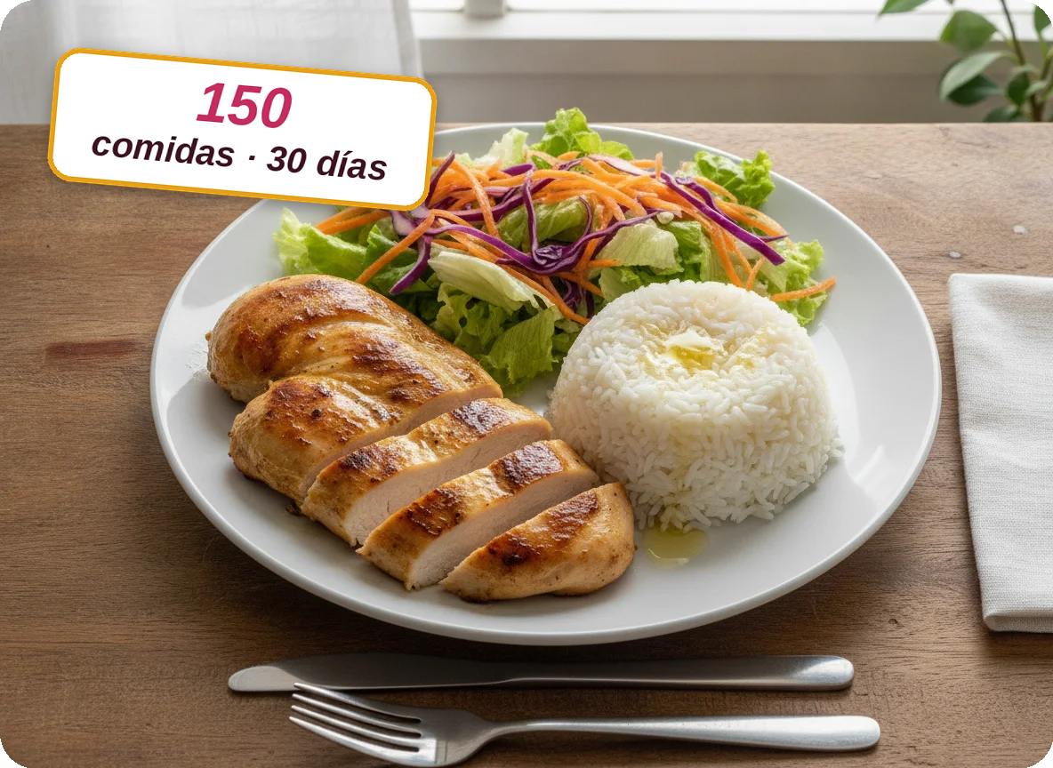 Receta del Protocolo Déficit Calórico de 30 Días con 150 comidas